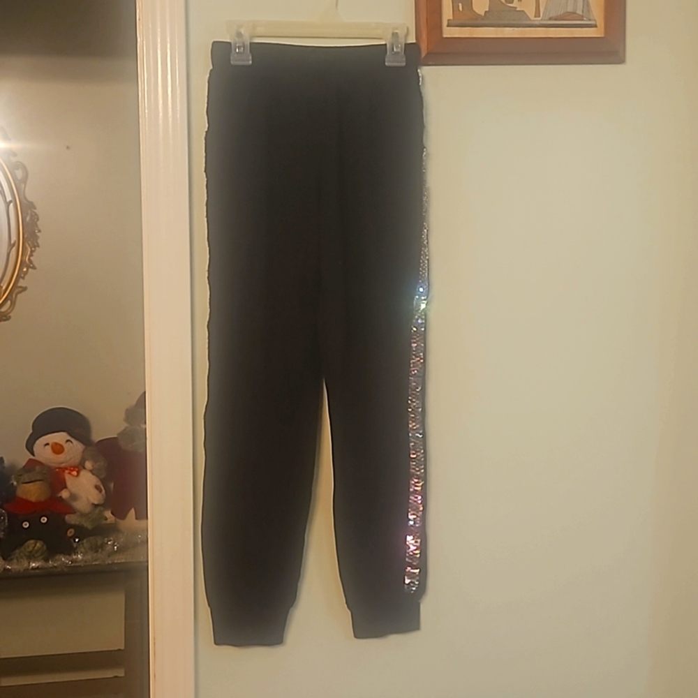 Sequin jogging pants